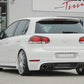 Rieger 00099124 VW Mk6 Golf Rear Diffuser (GTI & GTD) - Carbon-Look