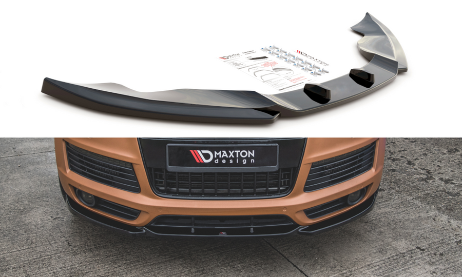 Maxton Design AU-Q7-1-SLINE-FD1T Front Splitter Audi Q7 S-Line MK1 | Duco Car Parts UK Car Parts