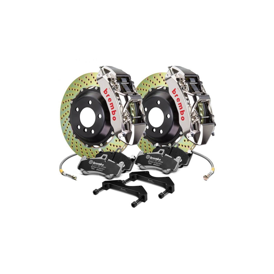 Brembo 1N1.9070AR BMW Front GT-R 6-Pistons Drilled 2-piece Big Brake Kit 380x34mm (Inc. 330I,430I) | Duco Car Parts UK Car Parts