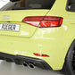 Rieger 00056821 Audi 8V S3 Rear Diffuser for Original Twin Tailpipe Left & Right -  Matte Black