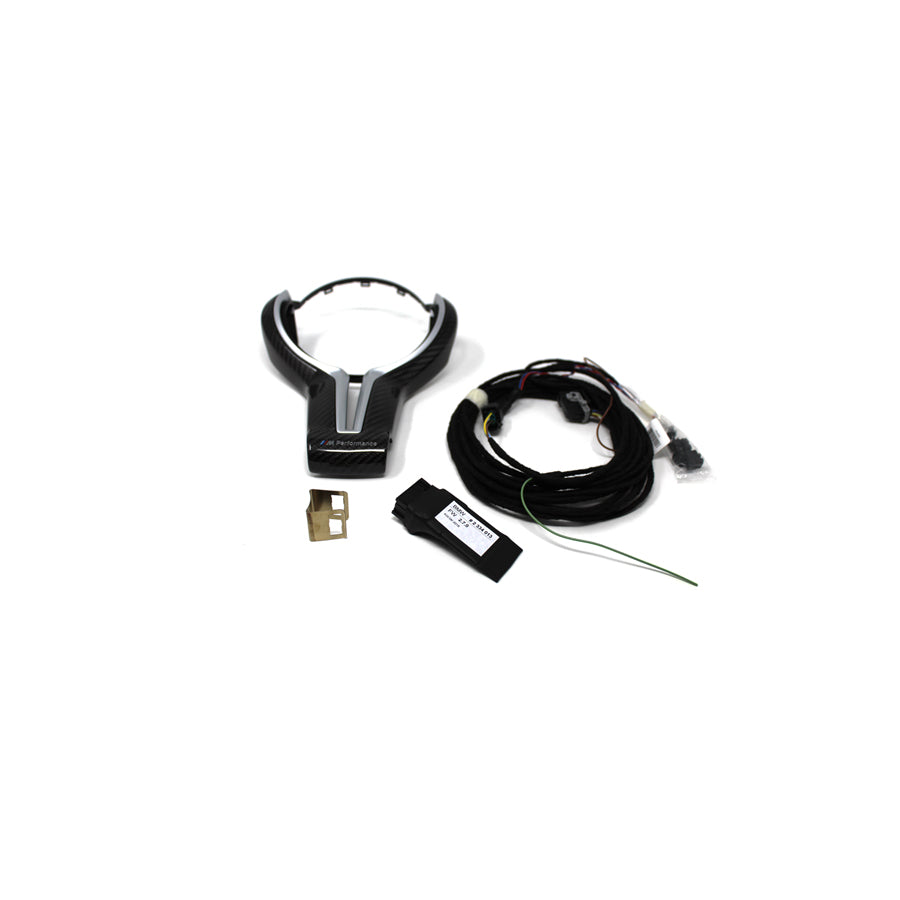 Genuine BMW 32302344136 F10 F06 F12 M Performance Alcantara Steering Wheel with Carbon Fibre Trim & Race Display (M5 & M6)