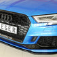 Rieger 00088161 Audi 8V RS3 Front Splitter - Glossy Black