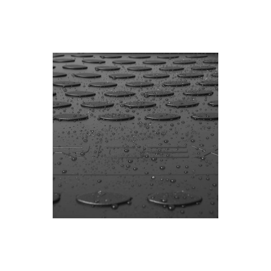 RIDEX 215A0894 Floor mat set for VW Crafter Platform / Chassis (SZ) Elastomer, Front, Quantity: 2, Black