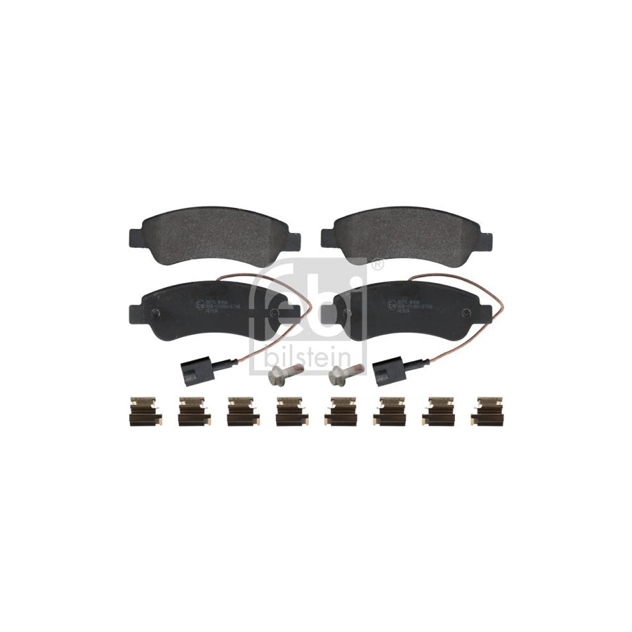 Febi Bilstein 16956 Brake Pad Set Rear Axle Incl Wear Warning Contact With Attachment Material