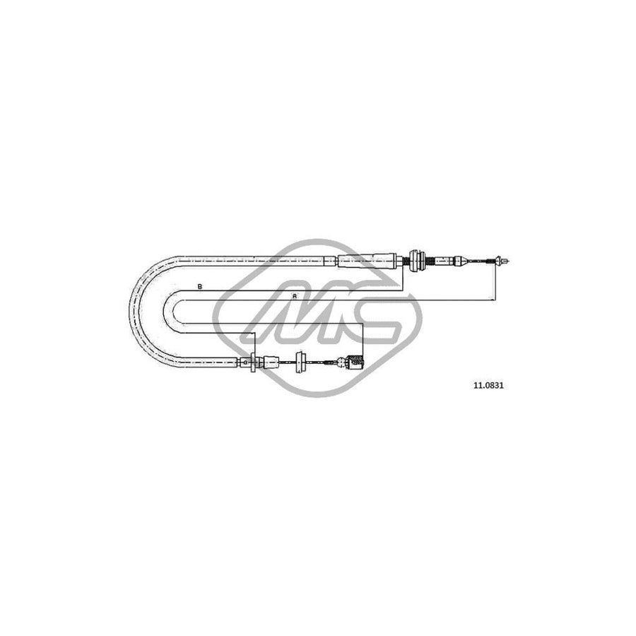 Metalcaucho 83832 Throttle Cable | Duco Car Parts UK Car Parts