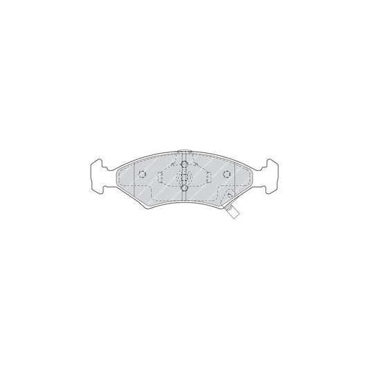 Ferodo Premier Fdb1607 Brake Pad Set With Acoustic Wear Warning With Piston Clip Without Accessories