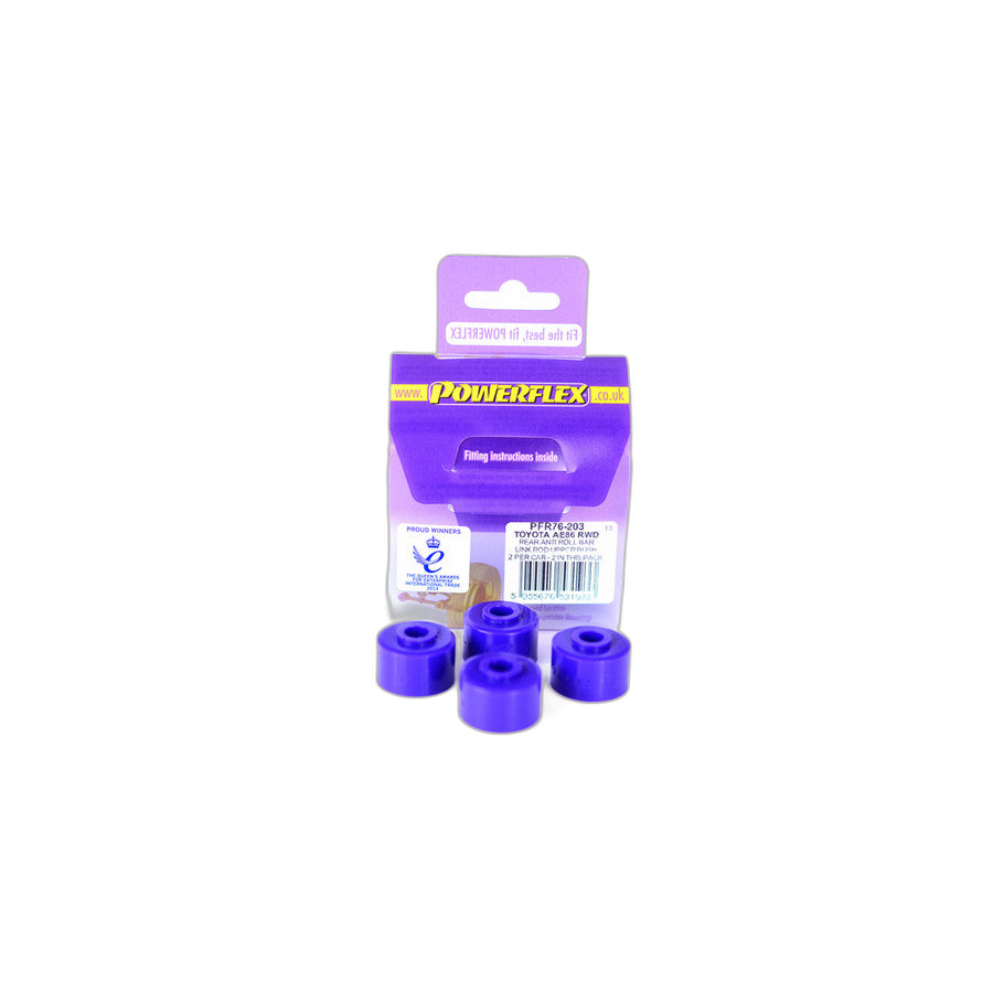 Powerflex PFR76-203 Toyota Corolla Rear Anti Roll Bar Link Rod To Chassis Bush | Duco Car Parts UK Car Parts