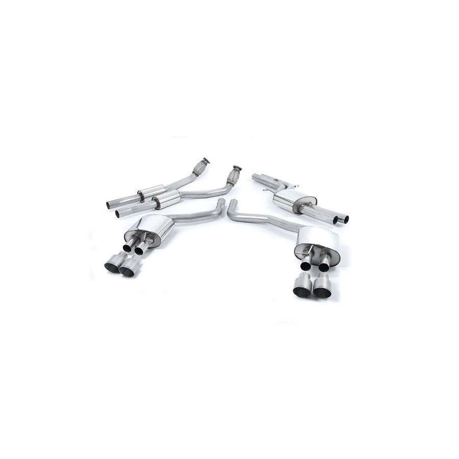 MillTek Audi C7 Sportback Resonated Cat-Back Exhaust (S6 & S7)