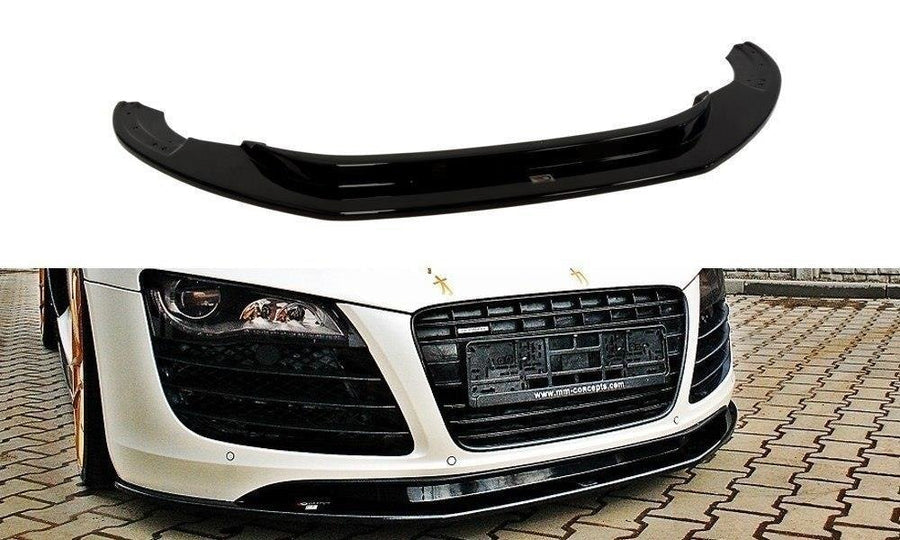 Maxton Design AU-R8-1-FD1+FD1RT Front Splitter Audi R8 MK1 | Duco Car Parts UK Car Parts