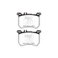 EBC Mercedes-Benz W222 R231 Greenstuff 2000 Series Sport Front Brake Pads - Brembo Caliper (Inc. S350d, S400, SL400 & SL500) (Pair)