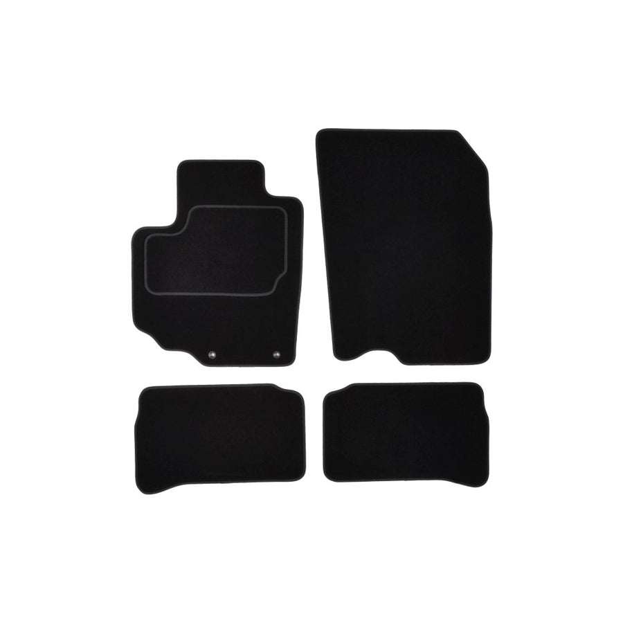 MAMMOOTH A041 SUZ122 PRM 01 Floor mat set for SUZUKI Vitara IV Off-Road (LY) Textile, Front and Rear, Quantity: 4, Black