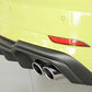 Rieger 00056821 Audi 8V S3 Rear Diffuser for Original Twin Tailpipe Left & Right -  Matte Black