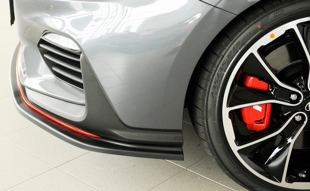 Rieger 00076000 Hyundai Front Splitter (i30 N-Performance & i30 N) -  Matte Black