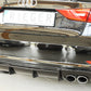 Rieger 00088164 Audi 8V S3 Rear Diffuser for Original Twin Tailpipe Left & Right - Glossy Black