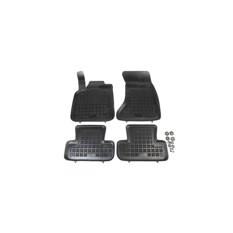 REZAW PLAST Tailored 200306 Floor mat set for AUDI Q5 (8RB) Elastomer, Front and Rear, Quantity: 4, Black