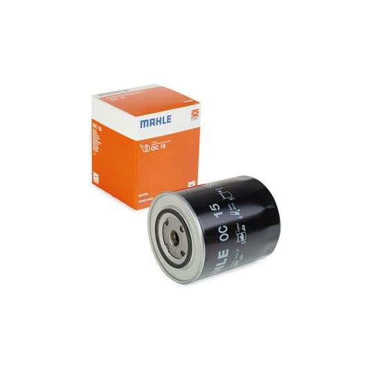 MAHLE ORIGINAL OC 15 Oil Filter Spin-on Filter, with one anti-return valve