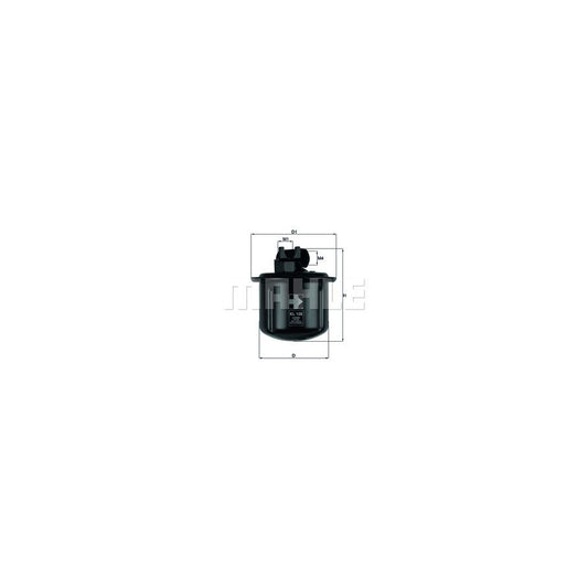 MAHLE ORIGINAL KL 108 Fuel filter In-Line Filter