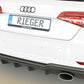 Rieger 00056823 Audi 8V Rear Diffuser for Sport Tailpipe Left & Right (A3 & S3) -  Matte Black