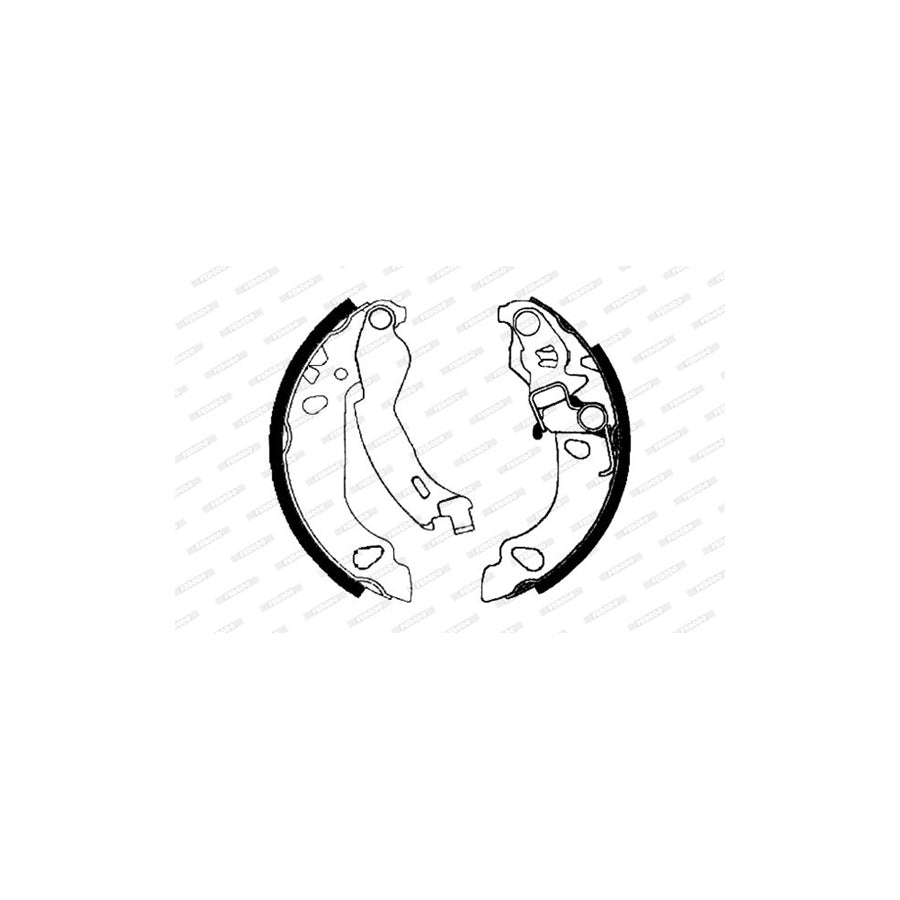 FERODO PREMIER FSB655 Brake Shoe Set for FIAT Panda II Hatchback 169
