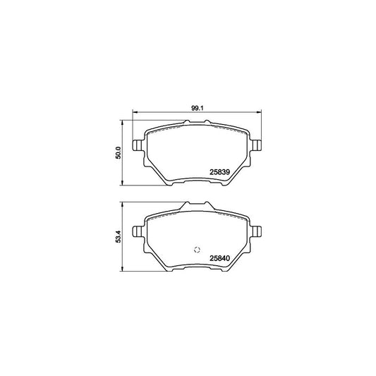 Hella 8DB 355 020 991 Brake Pad Set Not Prepared For Wear Indicator With Brake Caliper Screws With Accessories