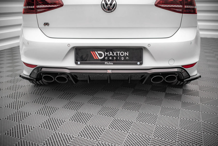 Maxton Design Volkswagen Golf R MK7 Rear Side Splitters V.4