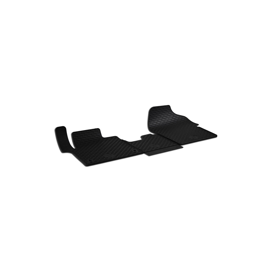 WALSER Tailored 50831 Floor mat set for TOYOTA PROACE Elastomer, Front, Quantity: 3, Black