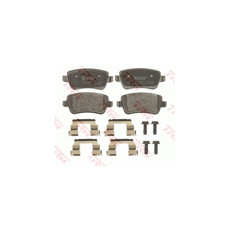 TRW Gdb1638 Brake Pad Set For Fiat Croma Ii Estate 194 Not Prepared For Wear Indicator With Brake Caliper Screws With Accessories