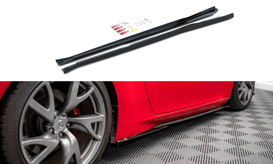 Maxton Design NI-370F-SD1T Side Skirts Diffusers Nissan 370Z | Duco Car Parts UK Car Parts