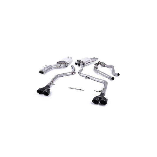MillTek Audi S5 Non-Resonated Cat-Back Exhaust System
