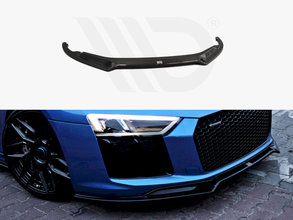 Maxton Design AU-R8-2-FD2T+FD2RT Front Splitter V.2 Audi R8 MK2 | Duco Car Parts UK Car Parts