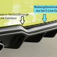 Rieger 00056823 Audi 8V Rear Diffuser for Sport Tailpipe Left & Right (A3 & S3) -  Matte Black