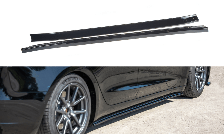 Maxton Design TE-MODEL3-1-SD1T Side Skirts Diffusers Tesla Model 3 | Duco Car Parts UK Car Parts