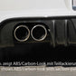 Rieger 00099865 BMW Z4 E85 Rear Diffuser for Twin Tailpipe Left - Carbon-Look