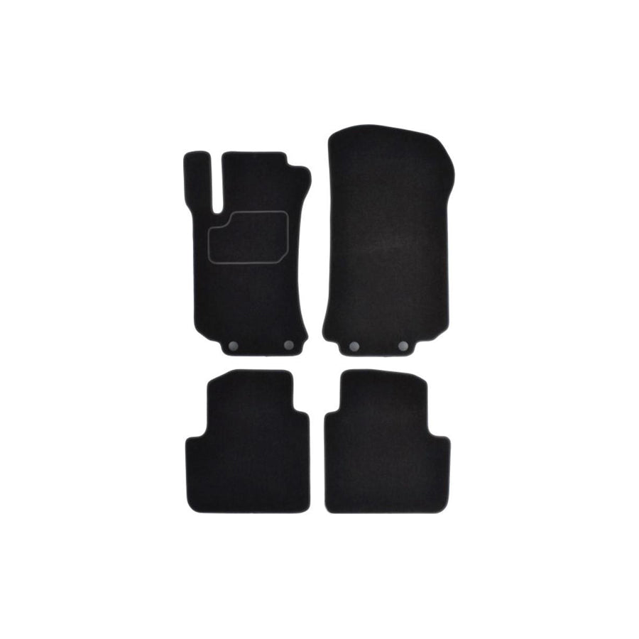 MAMMOOTH A041 MER240 PRM 01 Floor mat set suitable for MERCEDES-BENZ R-Class (W251, V251) Textile, Front and Rear, Quantity: 4, Black