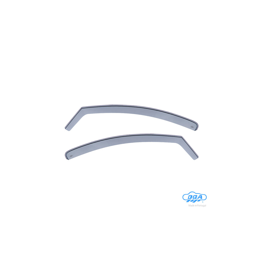 DGA 06407 Wind deflectors for DACIA Duster II Arrow direction, Front, inner