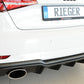 Rieger 00056823 Audi 8V Rear Diffuser for Sport Tailpipe Left & Right (A3 & S3) -  Matte Black