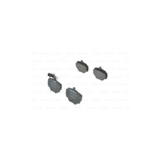 Bosch 0986424267 Brake Pad Set With Integrated Wear Sensor With Anti Squeak Plate BP129