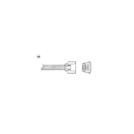 NTK Lambda Sensor / O2 Sensor (NGK 96308) - OZA867-EE1