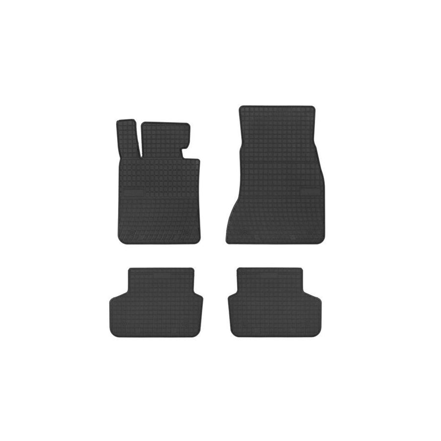 FROGUM Tailored 402089 Floor mat set Elastomer, Front and Rear, Quantity: 4, Black, (LHD)