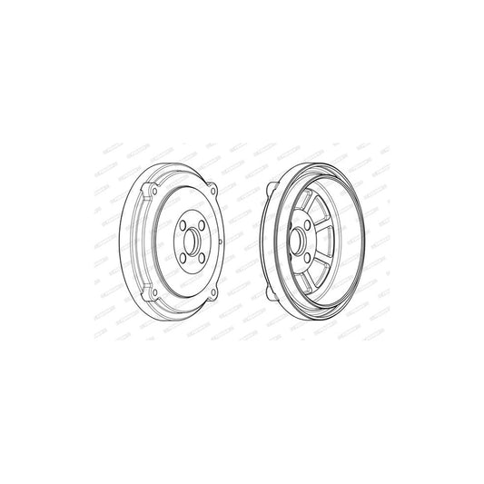 Ferodo Sl Fsl1995 Brake Pad Set Not Prepared For Wear Indicator