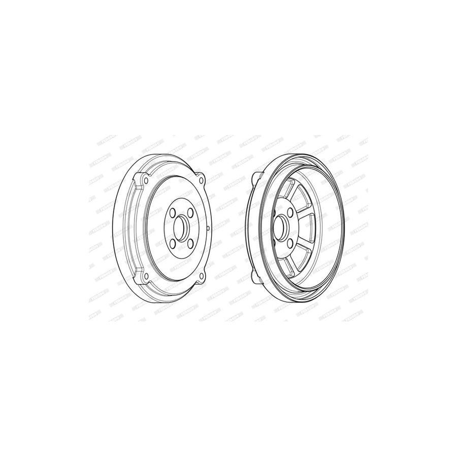 Ferodo Sl Fsl1511 Brake Pad Set Not Prepared For Wear Indicator