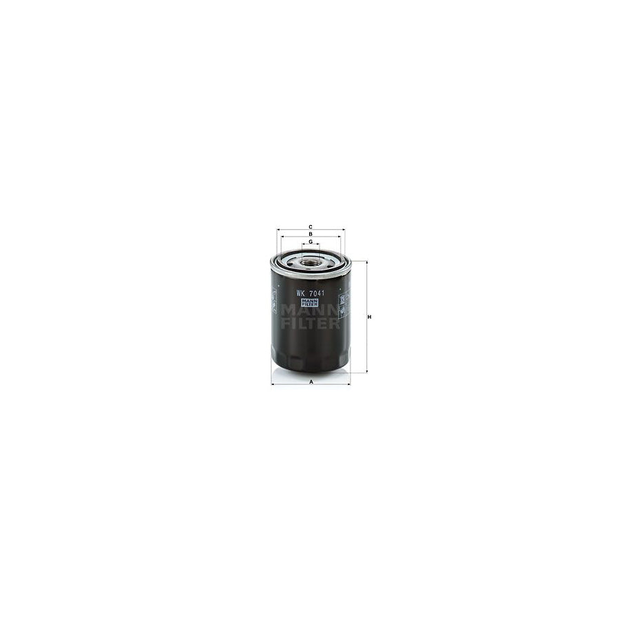 MANN-FILTER WK 7041 Fuel filter