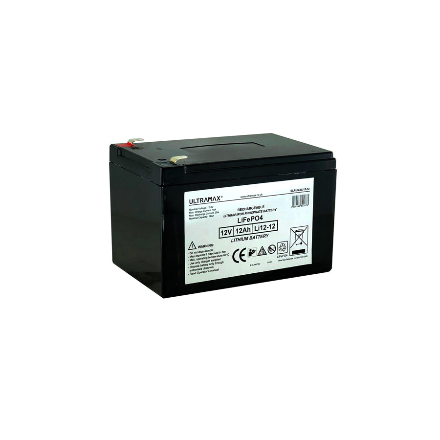 Ultramax Lithium 12AMP LiFePO4 Battery