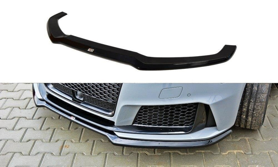 Maxton Design AU-RS3-8V-FD1T Front Splitter V.1 Audi RS3 8V Sportback | Duco Car Parts UK Car Parts