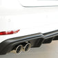 Rieger 00056822 Audi 8V A3 Rear Diffuser for Twin Tailpipe Left & Right -  Matte Black