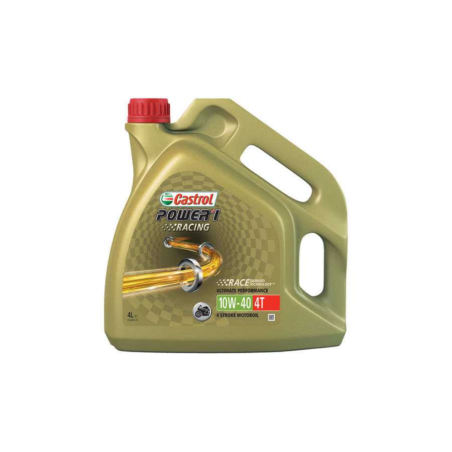 Castrol Power1 10W-40 Racing 4T Motorcycle 4 Stroke - 4Ltr