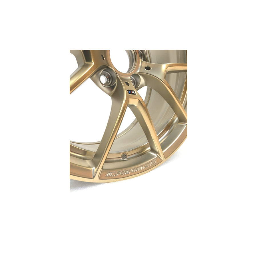 Genuine BMW 36118097287 F80 F82 F87 M Performance Frozen Gold 19" Y-spoke 763M Front Wheel (M2, M2 Competition, M3 & M4)