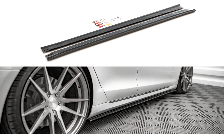 Maxton Design TE-MODELS-1F-SD1T Side Skirts Diffusers Tesla Model S (Facelift) | Duco Car Parts UK Car Parts