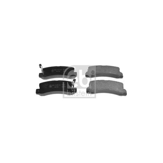 Febi Bilstein 16743 Brake Pad Set Rear Axle Incl Wear Warning Contact With Acoustic Wear Warning