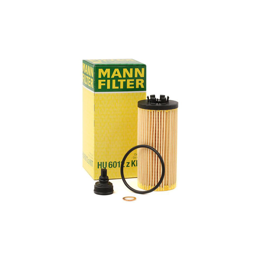 MANN-FILTER HU 6012 z KIT Oil Filter with seal, Filter Insert